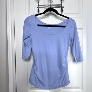 GAP maternity 3/4 Sleeve XS sky blue shirt